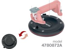 FORTUM 4780872 Aku přísavka s automatickým udržováním podtlaku, O 200mm/150kg (7)