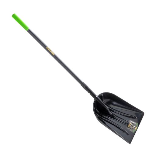 Lopata na sníh a obilí 36,5 cm plastová se sklolaminátovou násadou dlouhá 150cm Procraft GPS-1500