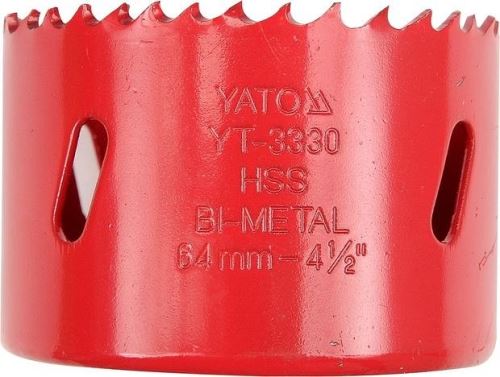 Pilový vrták do kovu korunkový bimetalový vyřezávací 46mm YATO
