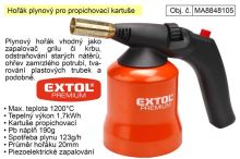 Hořák plynový Extol Premium pro propichovací kartuše