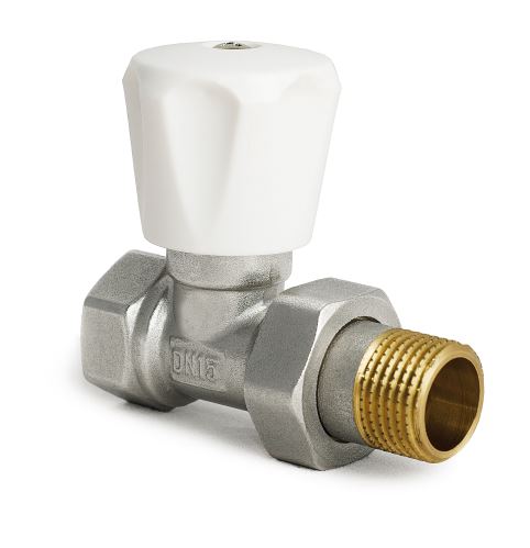 Ventil radiátorový, přímý KR.903 1/2"×1/2"