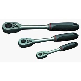 PROJAHN  Ráčna s dvousložkovou rukojetí 3/8" 48zubů