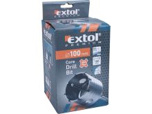 EXTOL PREMIUM vrták SDS PLUS do zdi korunkový, Ř100mm, délka stopky 100mm (2)