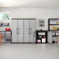 KETER DETROIT XL Multipurpose Cabinet Vysoká úložná skříň šedá   252268 (5)