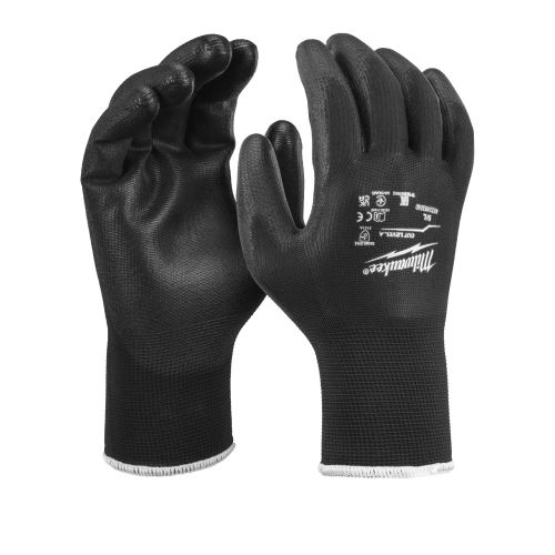 MILWAUKEE GENERAL GLOVES - 8/M pogumované textiní rukavice 4932493239 cena za kus