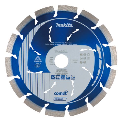 MAKITA diamantový kotouč  COMET 180x10mm H22,2