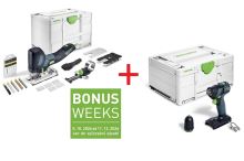 FESTOOL Akumulátorová přímočará pila PSC 500 EB-Basic-Set