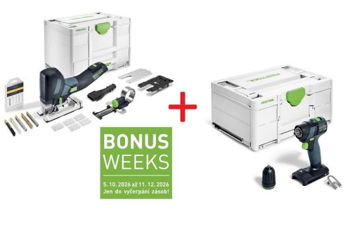 FESTOOL Akumulátorová přímočará pila PSC 500 EB-Basic-Set