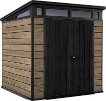 KETER zahradní domek PENT Signature 7x7 Ashwood s podlahou 17212803