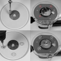 IGM Univerzální průhledná frézovací deska - pro stopky S= 6,35-8-12-12,7mm (2)