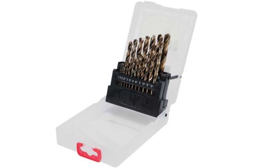 YATO Sada vrtáků na kov HSS-COBALT 1-10mm 19 kusů