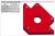 Úhelník magnetický 130x130mm UT9004130, ke svařování