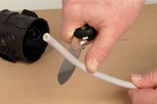 Wolfcraft Nůž k odizolování kabelů 85 mm, plastové držadlo 4122000 (2)