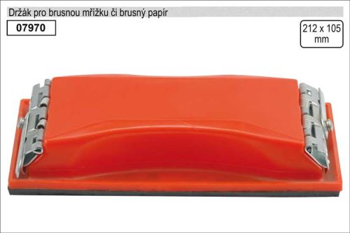 Držák pro brusnou mřížku či brusný papír rozměr 105x212mm