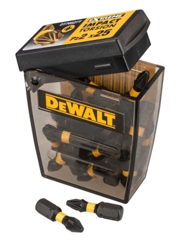 DEWALT DT70556T Tic Tac sada bitů TORSION PZ2 Extreme 25ks
