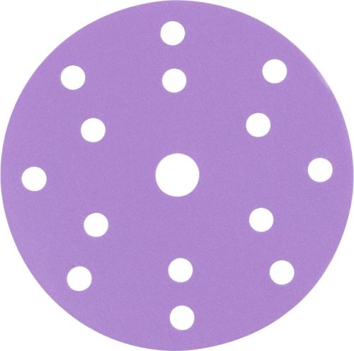 Worcraft  OS04-150-41 Brusný výsek  s otvory 150mm P400 se suchým zipem balení 5 kusů