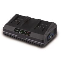 Scheppach SDBC2.4A 20V IXES dvojitá nabíječka 2,4A Scheppach SDBC2.4A 20V IXES dvojitá nabíječka 2,4A