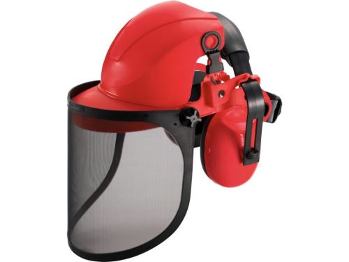 Safetyco  ochranný štít, přilba,helma a chránič sluchu