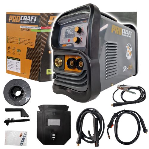 Svařovací poloautomatický invertor (CO2) MIG/MAG, MMA Procraft SPI-400 (20-200A)