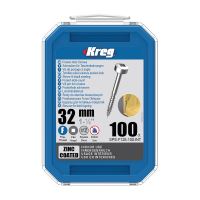 Kreg Zinc Pan-Head Šrouby pro skryté spoje - 32 mm, jemný závit, 100 ks Kreg Zinc Pan-Head Šrouby pro skryté spoje - 32 mm, jemný závit, 100 ks