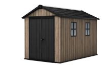KETER Zahradní domek Apex 7,5 x 11 Ashwood s podlahou 17213834 (1)