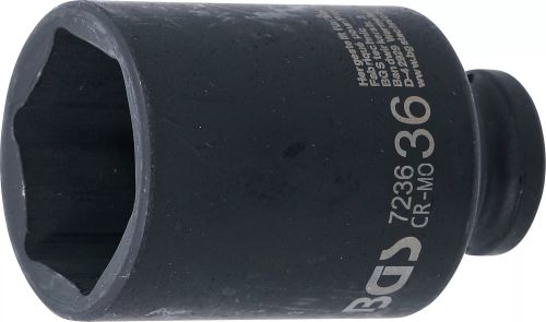 BGS technic KG Gola ořech šestihran 1/2" kovaný 36mm,CR-MO, BGS Technik