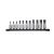 MILWAUKEE Sada hlavic bitů s uchycením 3/8 Drive Metric Hex Bit 11ks MILWAUKEE Sada hlavic bitů s uchycením 3/8 Drive Metric Hex Bit 11ks