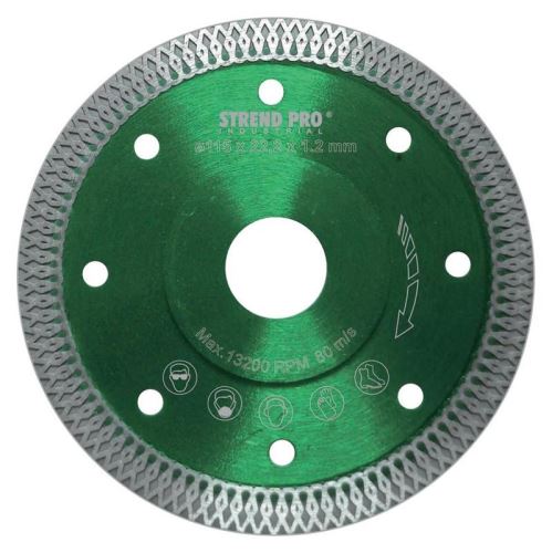 STREND PRO INDUSTRIAL Kotouč diamantový řezný turbo, extra tenký 125x22,2mm