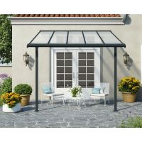 PALRAM Sierra 3000 antracit 3x3 hliníková montovaná pergola 703120 (3)