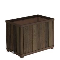 KETER Květináč Deco Rectangle Tall walnut 17213625