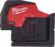 MILWAUKEE M12CLLP-0C zelený křížový liniový laser s olovnicí 4933478101 (1)