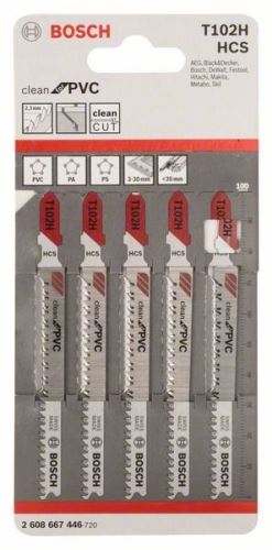 BOSCH 2608667446 pilový plátek pro PVC T102H cena za 1kus