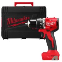 MILWAUKEE  M18 BLPDRC-0X Aku kompaktní bezuhlíková příklepová vrtačka  bez aku a nabíječky v kufru  4933492821