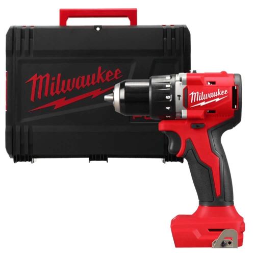 MILWAUKEE  M18 BLPDRC-0X Aku kompaktní bezuhlíková příklepová vrtačka  bez aku a nabíječky v kufru  4933492821