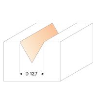 CMT C958 Fréza na V drážku - 60° D12,7x11 S=8 HW C95800111 (2)