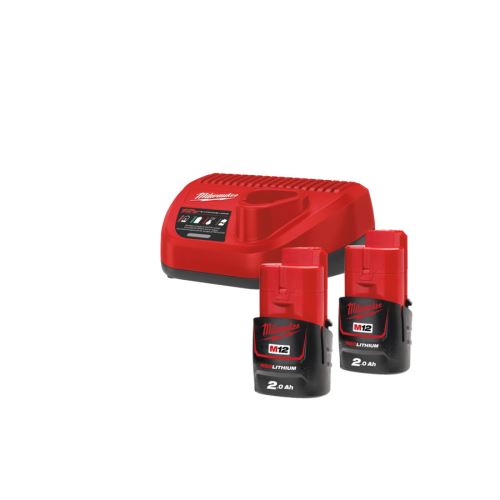 MILWAUKEE M12NRG-202 sada akumulátorů IN2