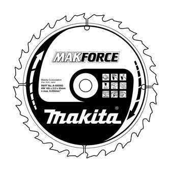 MAKITA pilový kotouč 160x20 24T =new B-32203