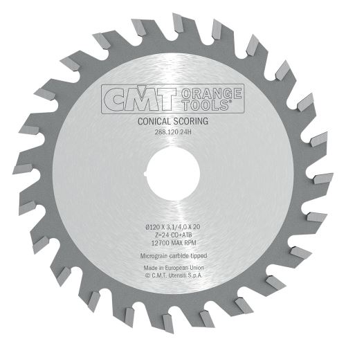 CMT Předřezový kotouč kónický pro CNC stroje - D200x4,3-5,5 d20 Z36 HW