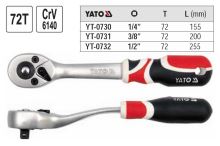 YATO YT-0732 gola ráčna vyhnutá s páčkou 1/2