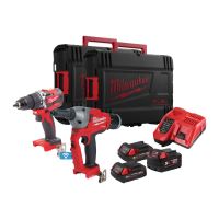 MILWAUKEE M18 FPP2BC-523X Sada powerpack IN2MILWAUKEE M18 FPP2BC-523X aku příklepová vrtač