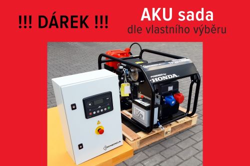 Honda Generga TP 12 H AVR AMF Třífázová záskoková elektrocentrála s automatickou startu