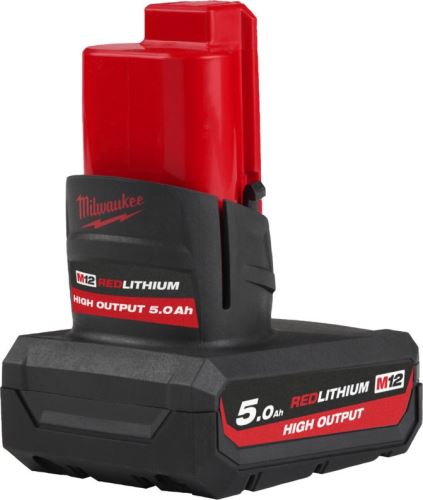 MILWAUKEE M12HB5  akumulátor baterie M12 5Ah HIGH OUT PUT  4932480165