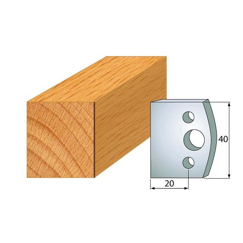 IGM profil 000 - pár nožů 40x4mm SP