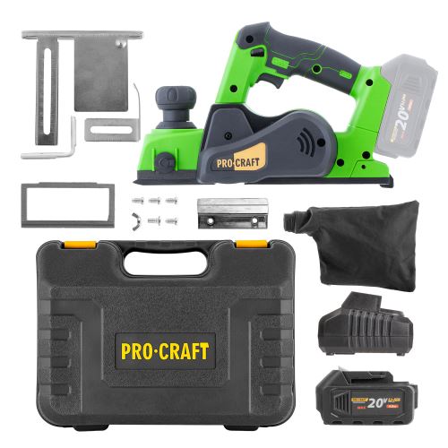 Sada aku hoblík Procraft PE20BL s baterií 20V 4Ah a nabíječkou 20/1