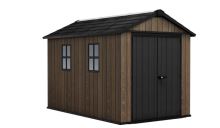 KETER zahradní domek Apex 7,5 x 11 Walnut s podlahou 17213834 (1)