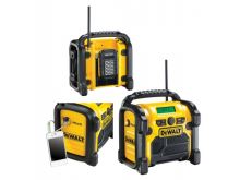 DEWALT DCR020 Rádio napájené 220 V nebo XR baterií 10,8 V, 14,4 V a 18 V - bez baterií