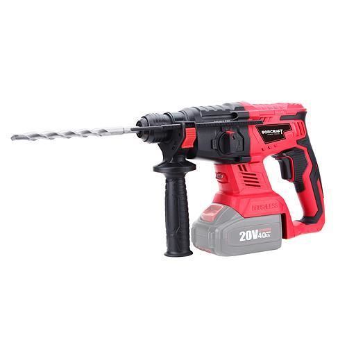 WORCRAFT CRH-S20Li SET Aku vrtací kladivo bezuhlíkové SDS 20V 1x20V/4.0Ah Li-ion+nabíječka