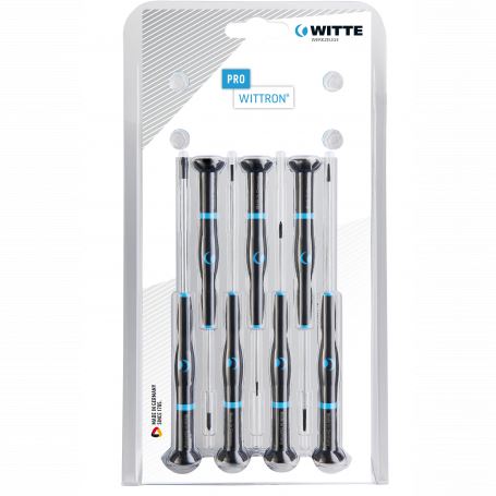 WITTE  WITTRON sada mikro šroubováků torx plast