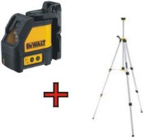 DeWALT DW088KTRI Samonivelační křížový laser + stativ