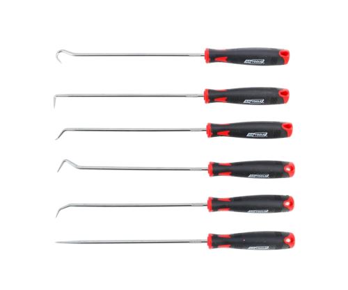 AWTOOLS  Háčky s rukojetí, prodloužené 240mm, sada 6ks